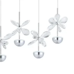 Candeeiro de Teto Suspenso PIANOPOLI EGLO em Aço Inoxidável com LEDs EGLO 93663