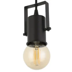 Candeeiro de teto suspenso preto CALARI EGLO 31073