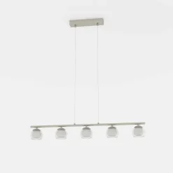 Candeeiro de Teto Suspenso ROMAGNESE LED com 5 Esferas de Vidro EGLO 94319