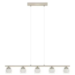 Candeeiro de Teto Suspenso ROMAGNESE LED com 5 Esferas de Vidro EGLO 94319