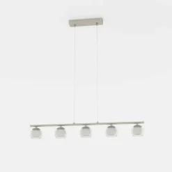 Candeeiro de Teto Suspenso ROMAGNESE LED com 5 Esferas de Vidro EGLO 94319