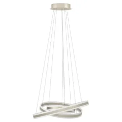 Candeeiro de teto TONARELLA com LED e anéis metálicos champanhe EGLO 39314