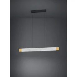 Candeeiro de teto VALLELADO com design moderno e madeira natural 390386