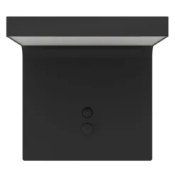 Candeeiro solar de parede preto e branco SPIANTE EGLO 901082