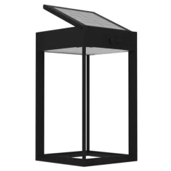 Candeeiro solar de parede preto e branco SUZZARA EGLO 901083
