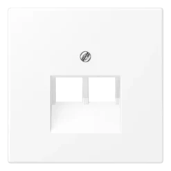 Capa para caixas de derivação 2 x 8-pólos branco mate LS JUNG LS969-2UAWWM