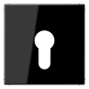 Capa para Interruptor de Chave Preto LS JUNG LS925SW