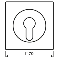 Capa para Interruptor de Chave com Proteção Termoplástico Marfim LS JUNG LS928