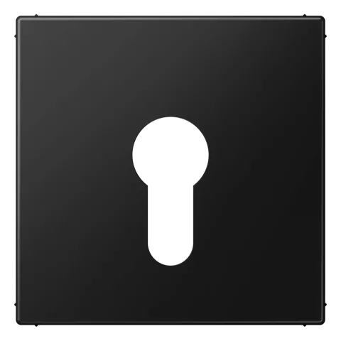 Capa para Interruptor de Chave Preto Mate LS JUNG LS925SWM