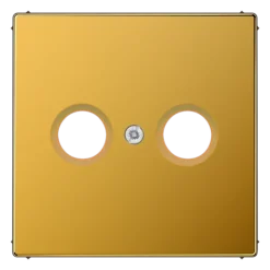 Capa para Tomadas de Antena Banho de Ouro LS JUNG LS990TVGGO