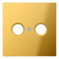 Capa para tomadas de antena dourado Série LS JUNG GO2990TV