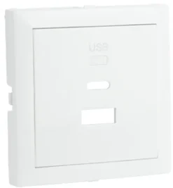 Centro de tomada de carregamento branco tipo USB Tipo A + Tipo C-EFAPEL 90674 TBR Branco, Série Logus 90