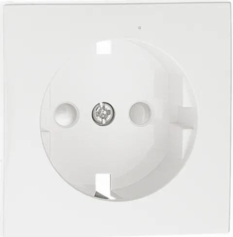 Centro para Tomada Schuko com Obturador Branco EFAPEL 90632 TBR Série Logus 90
