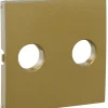 Centro p/Tomada R-TV Dourado EFAPEL 90685 TDU Série Logus 90