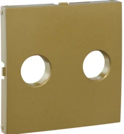 Centro p/Tomada R-TV Dourado EFAPEL 90685 TDU Série Logus 90