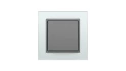 Comutador de Escada Cristal/Gris, Logus 90 Crystal - Kit Completo