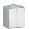 Comutador de Escada Duplo Estanque 250V 16A IP65 Branco Efapel 48101 CBR