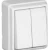 Comutador de Escada Duplo Saliente EFAPEL 37101 CBR, Série 3700