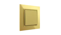 Comutador de Escada Ouro/Dourado, Logus 90 Metallo - Kit Completo