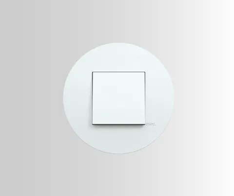 Comutador de Escada Siza Vieira - branco - Kit Completo
