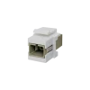 Conector keystone para fibra ótica bege SCOM2BG JUNG SCOM2BG