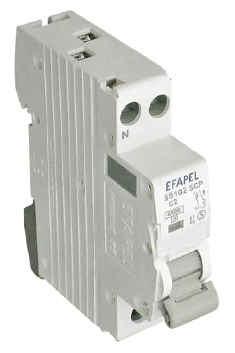 Disjuntor Efapel 1P+N 20A - 4,5kA 0150.55120 5CP