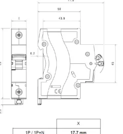 Disjuntor rx3 unipolar 25A 4.5ka Lexic legrand 419666