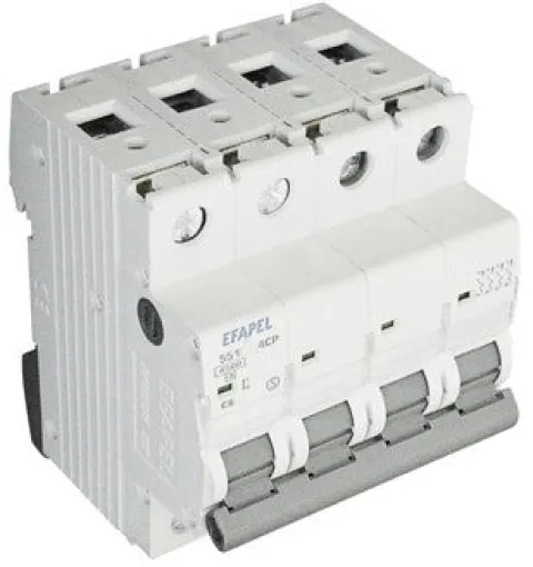 Disjuntor Tetrapolar Efapel 40A 4P 4.5ka 55140 4CP