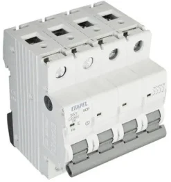 Disjuntor Tetrapolar Efapel 16A 4P 4.5ka 55116 4CP
