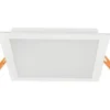 Downlight Quadrado Led 150MM 12W 1200Lm 2700K, 4000K E 6500K BRANCO