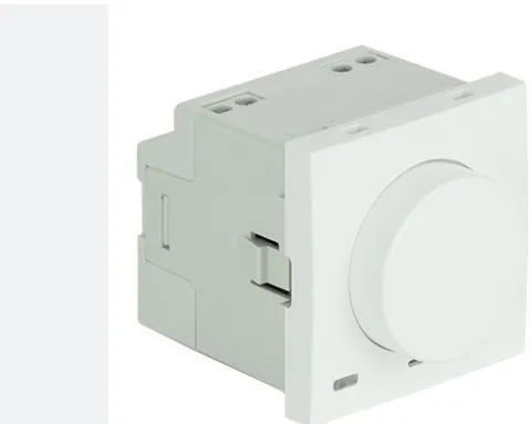 Efapel - Regulador de luz RLC rotativo Branco - 45216 SBR - Série Quadro 45