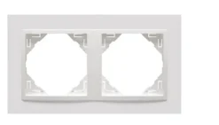 Espelho Duplo Branco EFAPEL 90920 TBB - Branco/Branco - Série Logus 90 Animato
