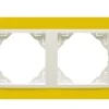 Espelho duplo EFAPEL 90920 TRG - Amarelo/gelo - Série Logus 90 Animato