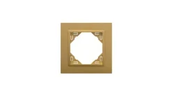 Espelho Duplo EFAPEL 90920 TUU - Dourado/Dourado - Série Logus 90 Animato