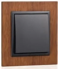 Espelho simples mogno/gris EFAPEL 90910 TMS Série Logus 90
