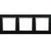Espelho triplo EFAPEL 90930 TPS - preto mate/gris - Série Logus 90 Animato