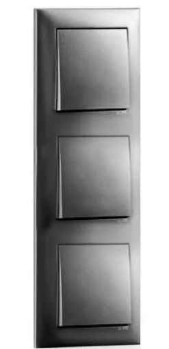 Espelho Triplo Gris EFAPEL 90930 TIS Série LOGUS 90