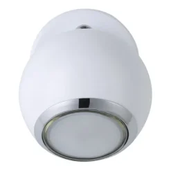 Foco Aplique de Parede em Aço Branco e Cromado BIMEDA EGLO 31001