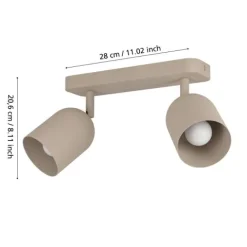 Foco de Barra com Dois Focos Ajustáveis TILSTON EGLO 44162