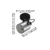 Foco de Parede com Vidro Vaporizado Preto BERREGAS EGLO 99052
