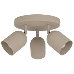 Foco de Teto com 3 Lâmpadas Giratórias Areia TILSTON EGLO 44163