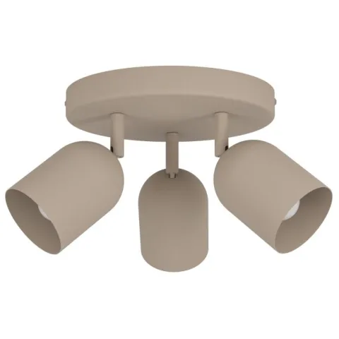 Foco de Teto com 3 Lâmpadas Giratórias Areia TILSTON EGLO 44163