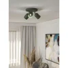 Foco de Teto com 3 Lâmpadas Verde Lodão TILSTON EGLO 44134