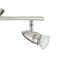 Foco LED de Parede e Teto Ajustável Níquel Fosco e Cromado MAGNUM-LED EGLO 92642