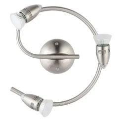 Foco LED de Parede e Teto Ajustável Níquel Fosco e Cromado MAGNUM-LED EGLO 92643
