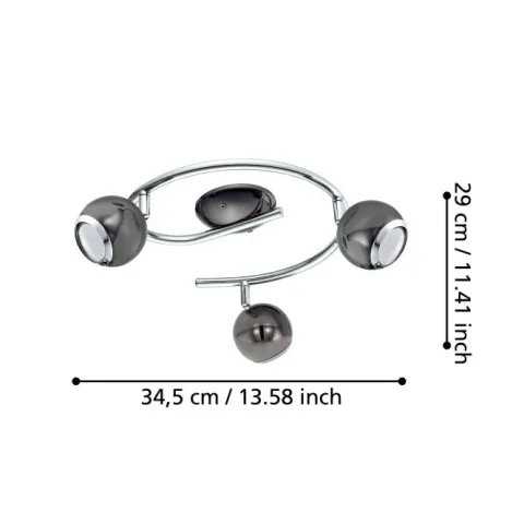 Foco LED de Parede e Teto BIMEDA EGLO 31007