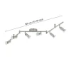 Foco LED de Parede e Teto com 6 Cabeças Ajustáveis BUZZ-LED EGLO 92599