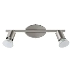 Foco LED de Parede e Teto com Duas Cabeças Ajustáveis BUZZ-LED EGLO 92596