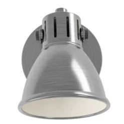 Foco LED de Parede e Teto com Suporte Metálico Níquel SERAS EGLO 96552