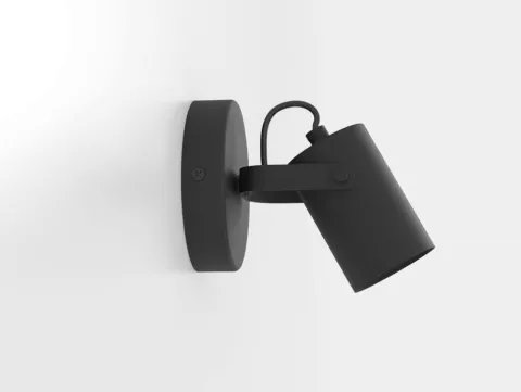 Foco LED de Parede e Teto Preto com Projetor Ajustável SOREGO EGLO 900331